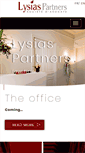 Mobile Screenshot of lysias-avocats.com